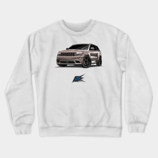 jeep cherokee srt8 bronze Crewneck Sweatshirt